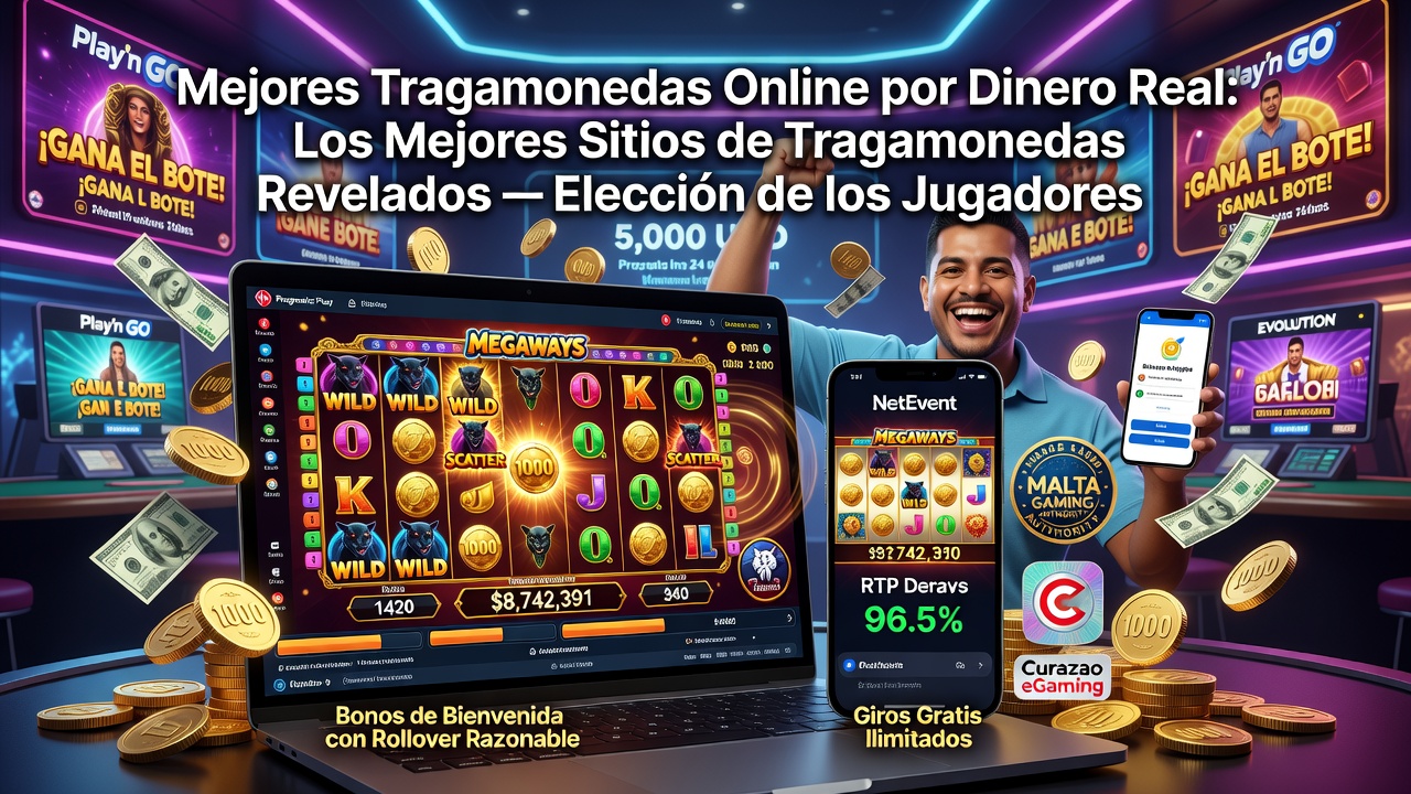 Mejores Tragamonedas Online por Dinero Real: Los Mejores Sitios de Tragamonedas Revelados - Elección de los Jugadores