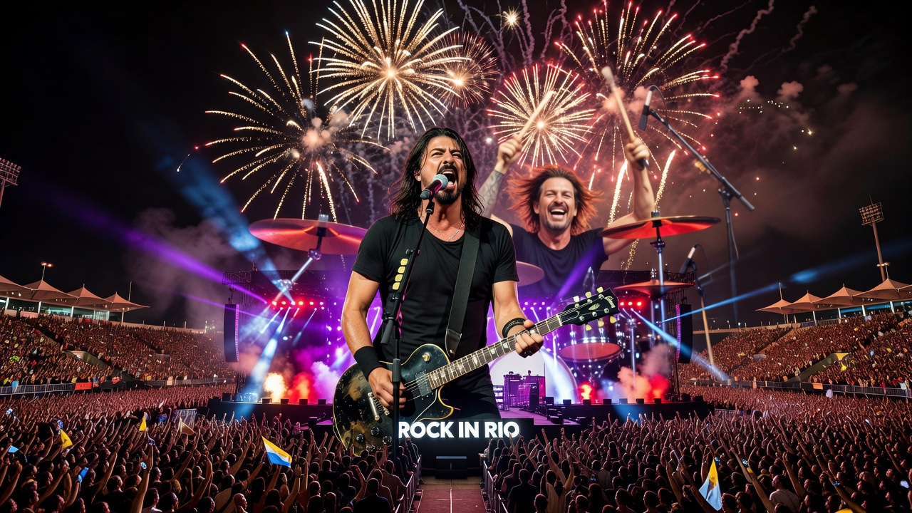 Foo Fighters revive en video su épica noche de más de dos horas en Rock in Rio