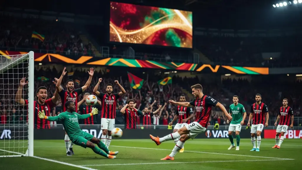 Bournemouth golea a un Milan con diez tras la expulsión de Maignan